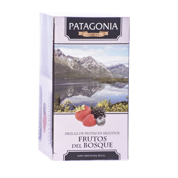 Patagonia Finest Tea Frutos del Bosque Fruit Infusion In Tea Bags Wild Berries (box of 20 bags)