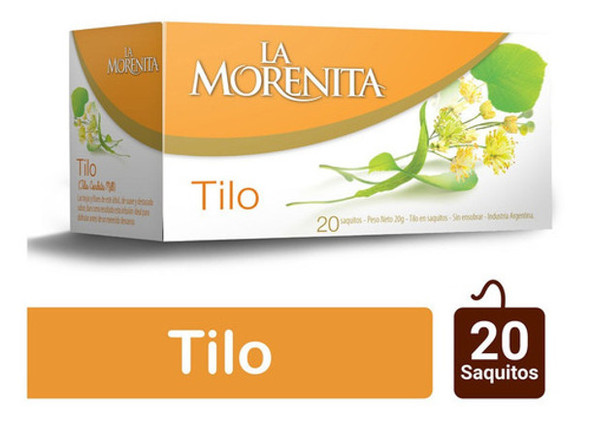 La Morenita Té de Tilo Linden In Tea Bags (box of 20 bags)