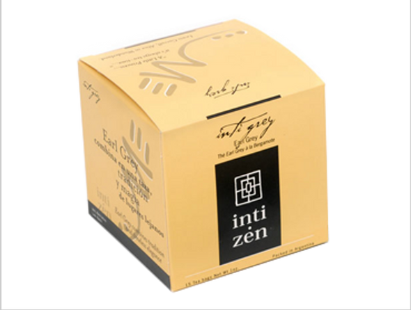 Inti Zen Inti Grey - Black Tea with Bergamot (box of 15 tea bags)