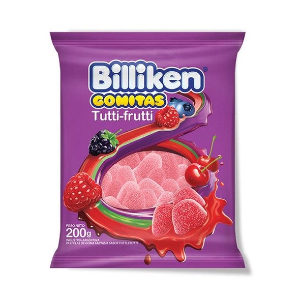 Gomitas Tuti/Frut Billiken Bsa 200 Grm