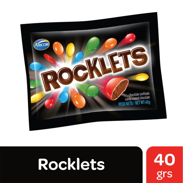 Confites De Chocolate ROCKLETS Bli 40 Grm