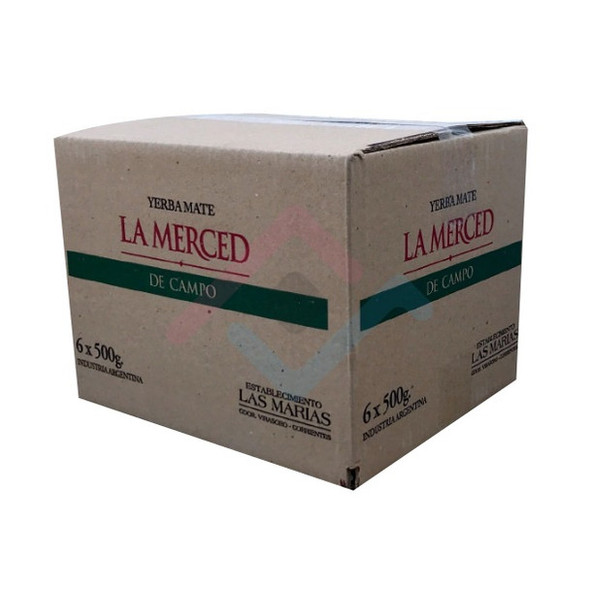 La Merced Yerba Mate Campo Classic Wholesale Bulk Box, 500 g / 1.1 lb (box of 6)