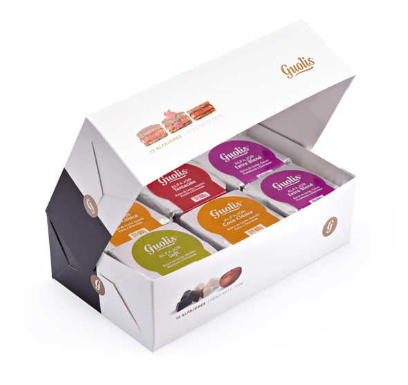 Guolis Alfajores Premium MIX (box of  12 alfajores)