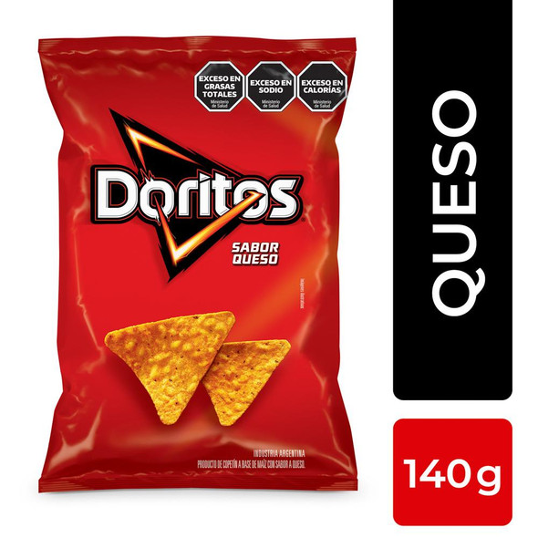 Nachos Sabor A Queso DORITOS X 140 G