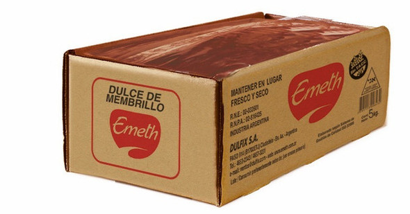 Emeth Dulce de Membrillo Quince Jelly, 5 kg / 11 lb sealed bar
