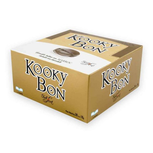 Kooky Bon Bocadito Chocolate Bite with Marroc Cream by Felfort, 10 g / 0.4 oz (box of 30)