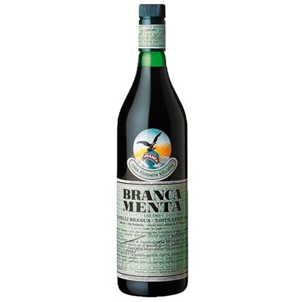 Menta Fernet Branca Ricetta Italiana Bitter Amaro Herbal Infusion Liqueur Mint Flavor (750 ml / 25.4 oz)