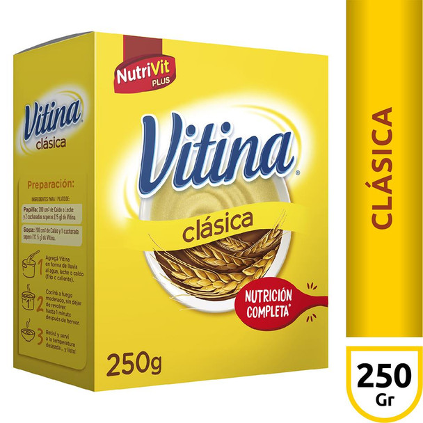 Vitina Nutri-Vit Plus Wheat and Semoline with Vitamins Wheat Meal, 250 g / 0.55 lb
