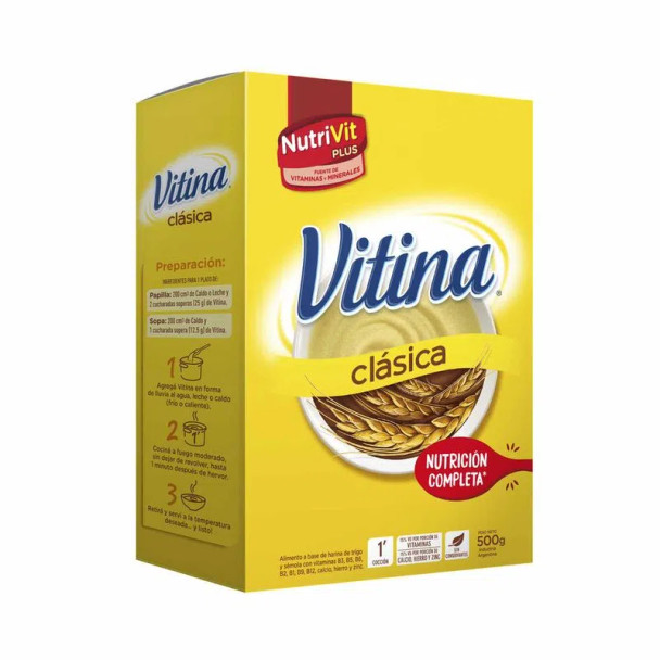 Vitina Nutri-Vit Plus Wheat and Semoline with Vitamins Wheat Meal, 500g