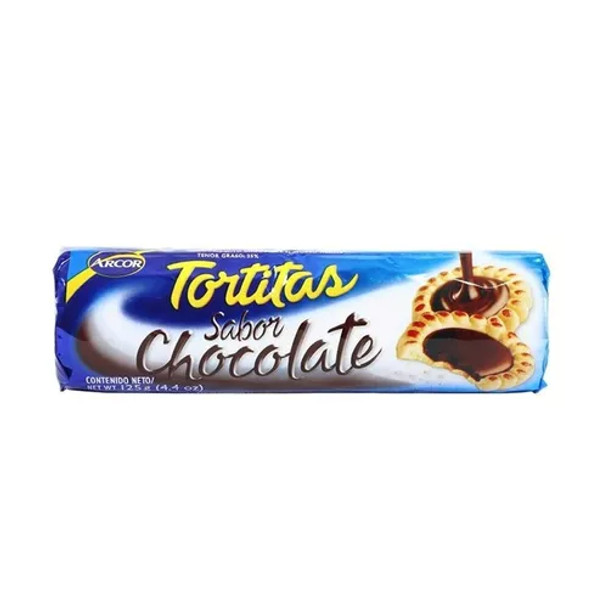 Galletita Tortitas Chocolate 125 g PACK x 3