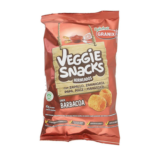 Snacks Veggie Snacks Barbacoa GRANIX 45 Gr