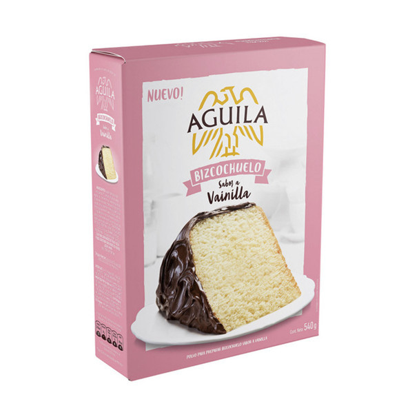Águila Bizcochuelo Marmolado Powder Ready To Make Chocolate & Vanilla Marbled Sponge Cake, 560 g / 19.75 oz