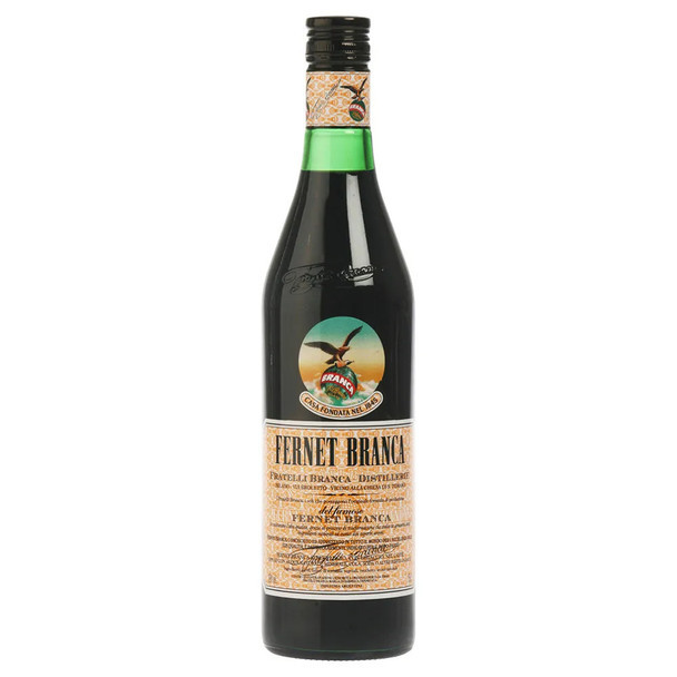 Tradicional Fernet Branca Bitter Amaro Herbal Infusion Liqueur Genuine Argentina Flavor Recipe (750 ml / 25.4 oz)