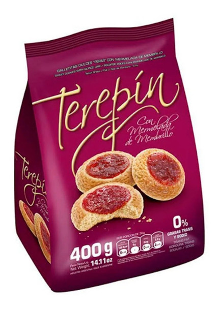 Terepin Membrillo Pepas Mermelada Quince Jelly "Pepas" Sweet Cookies, 400 g / 14.1 oz