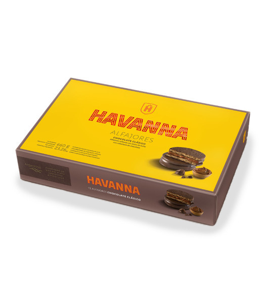 Havanna Alfajor Milk Chocolate Dulce de Leche (box of 12)