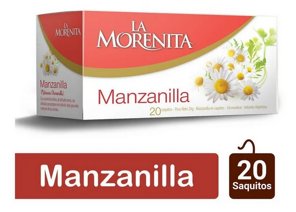 La Morenita Manzanilla In Tea Bags (box of 20 bags)