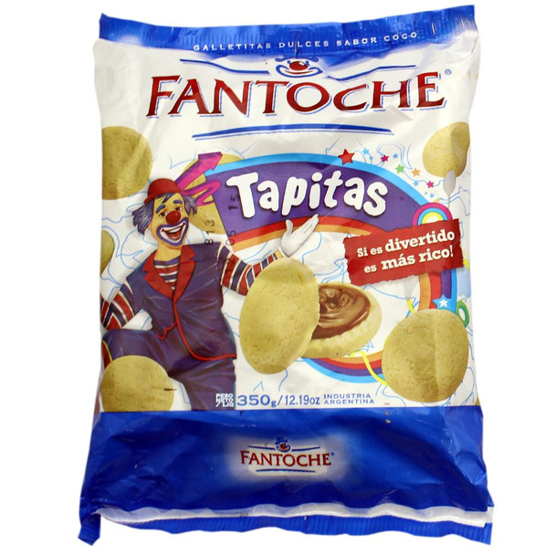 Mini Tapitas De Alfajores Fantoche 350 Grm