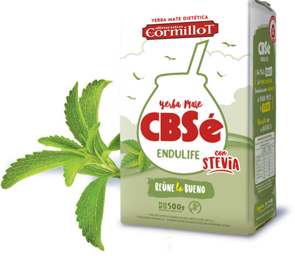 CBSé Endu Life Light Yerba Mate with Stevia Wholesale Bulk Box, 500 g / 1.1 lb (12 count per pack)