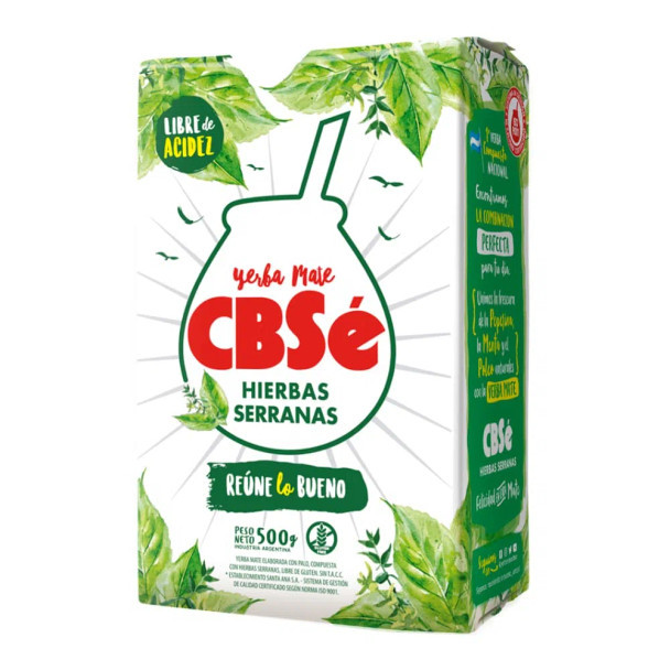 CBSé Yerba Mate Hierbas Serranas (500 g / 1.1 lb)