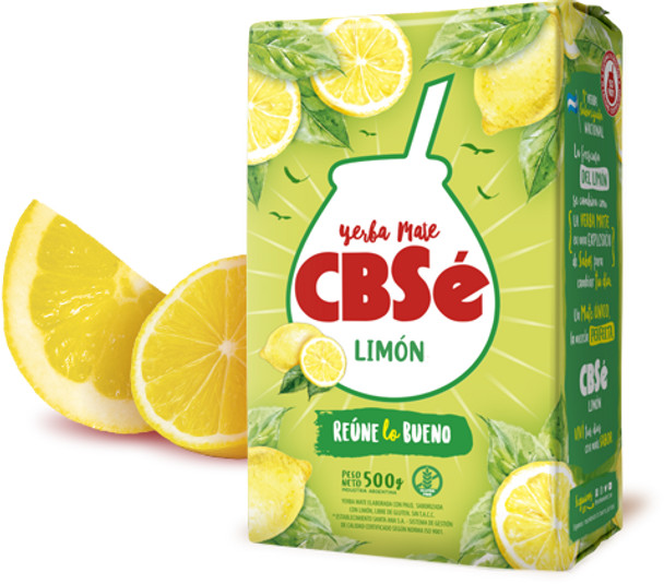 CBSé Yerba Mate Limón Lemon, 500 g / 1.1 lb