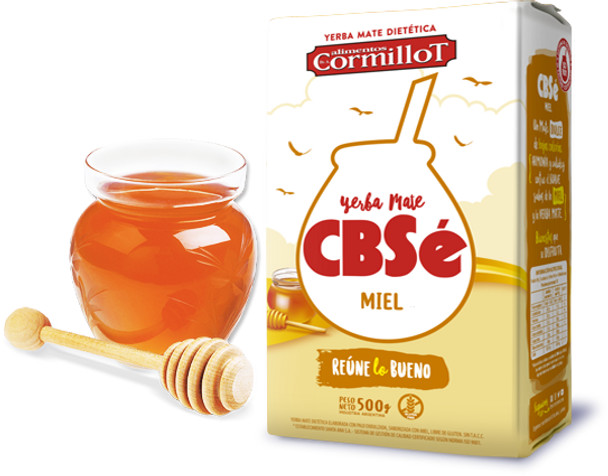 CBSé Yerba Mate Miel Honey, 500 g / 1.1 lb