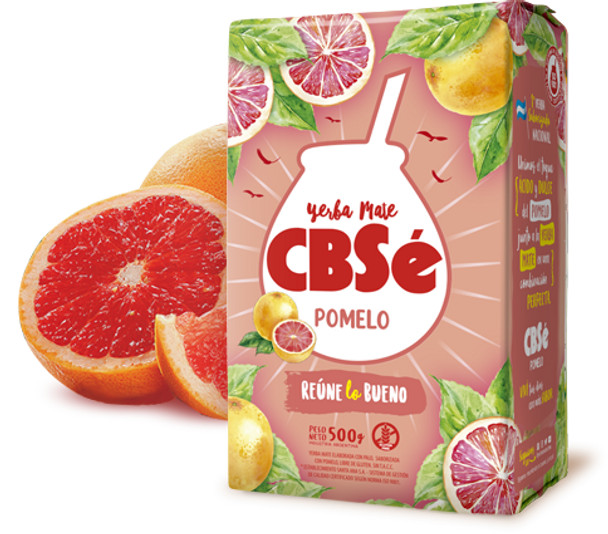 CBSé Yerba Mate Pomelo Grapefruit, 500 g / 1.1 lb
