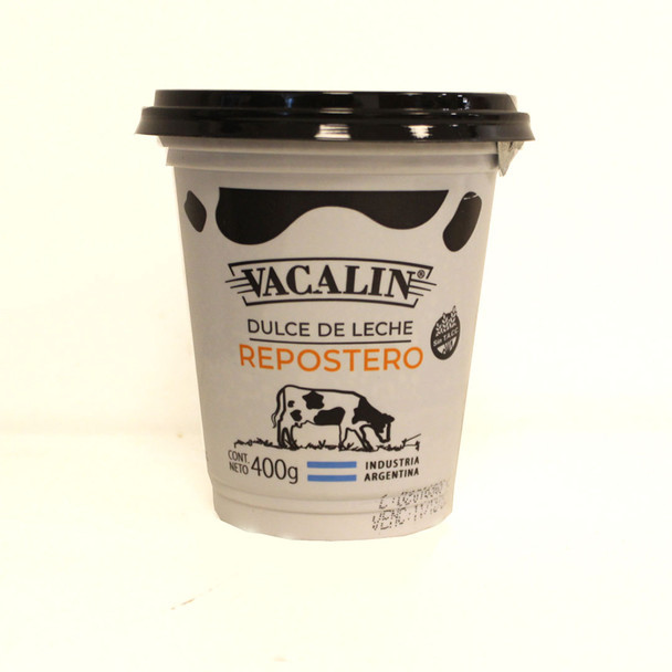 Vacalin Dulce de Leche Repostero Confectioner's Thicker Milk Confiture for Bakeries, Cakes and Pastry - Wholesale Bulk Box, 400 g / 14.1 oz (box of 12 units)