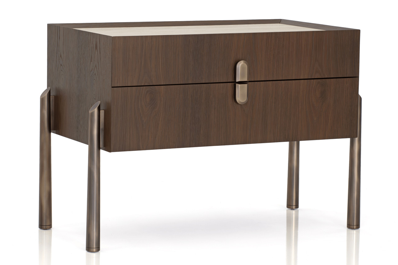 Stay 2 Drawer Nightstand