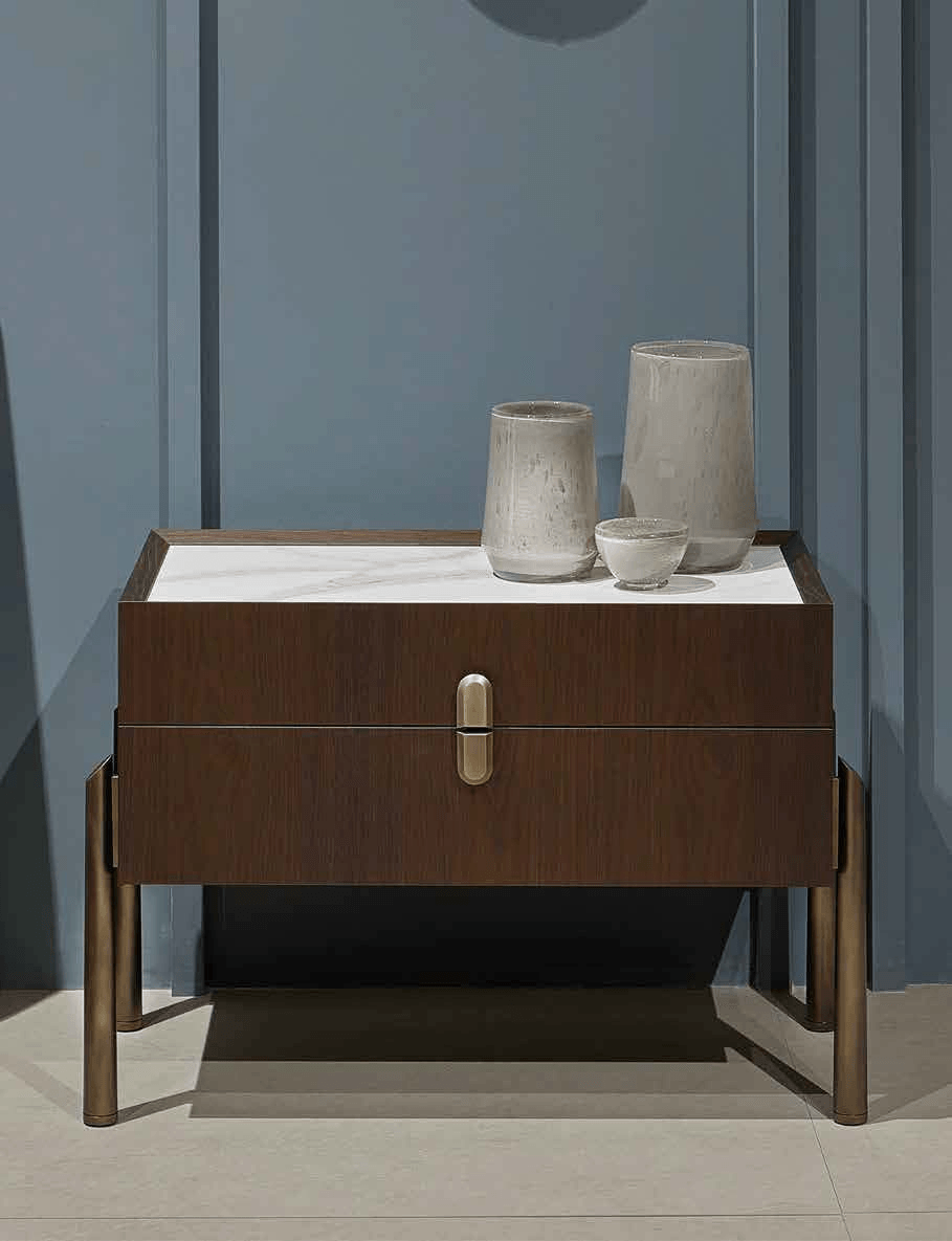 Stay 2 Drawer Nightstand