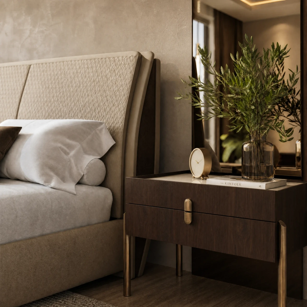 Stay 2 Drawer Nightstand
