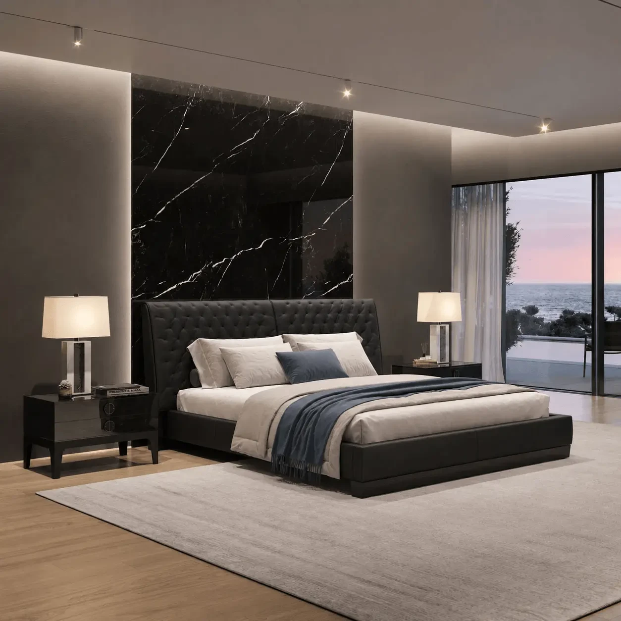 Solo King Bed - Black