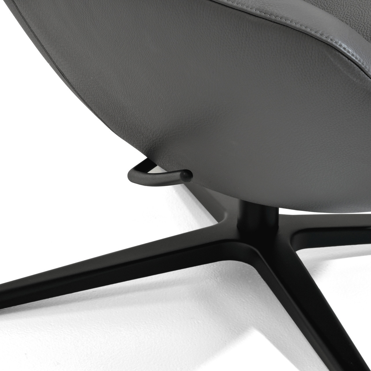 Caruzzo Chair & Ottoman - Dark Grey/07