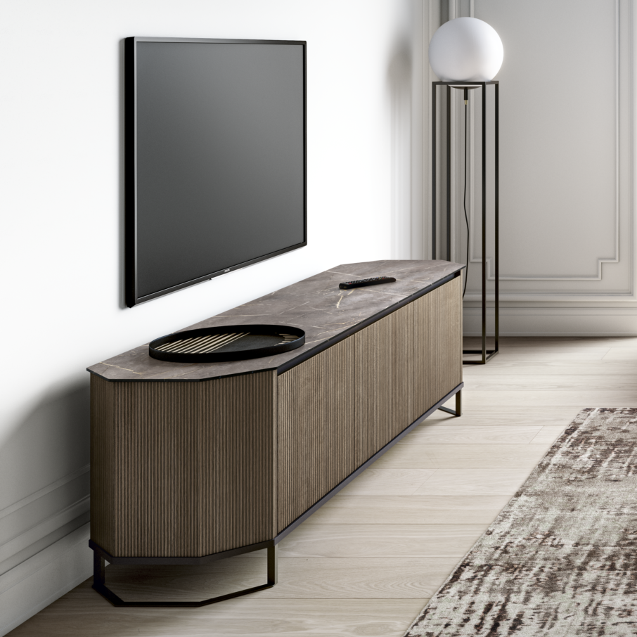 Hexagon Entertainment Cabinet