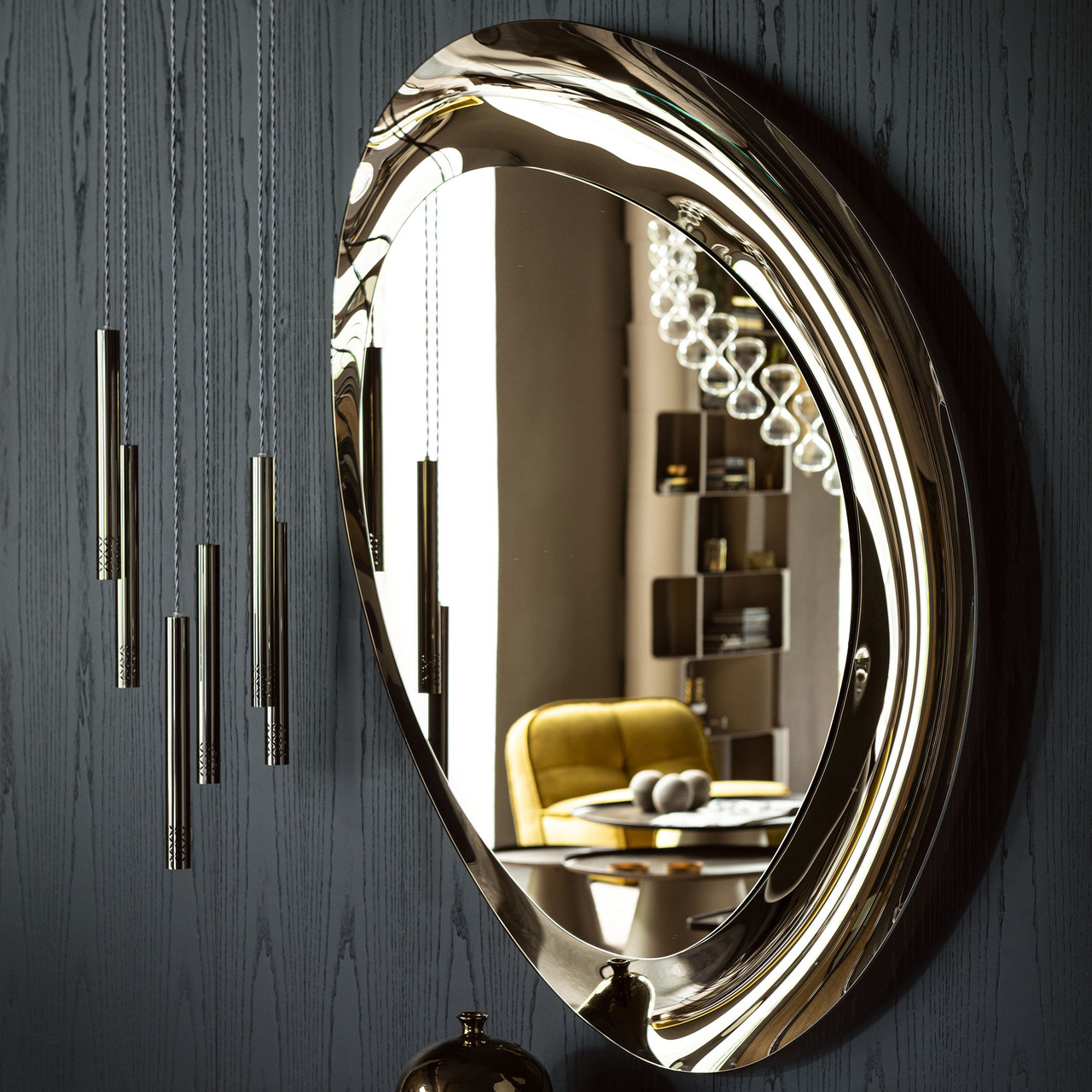 Ascot Mirror - Bronze
