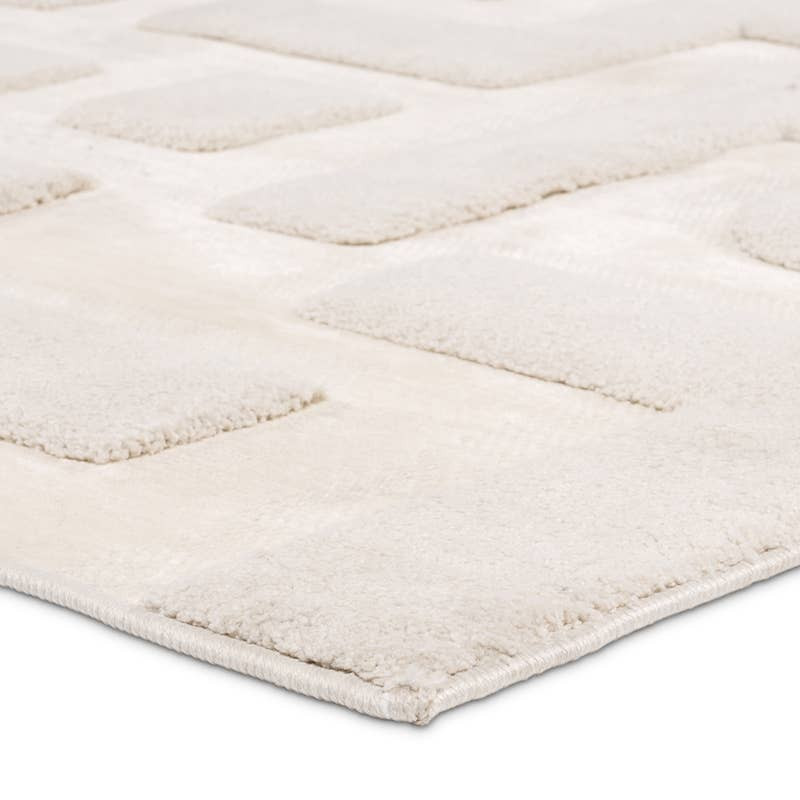Petros Area Rug - Sand/White