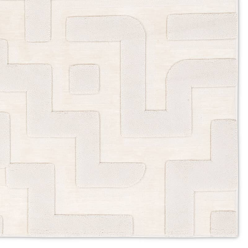 Petros Area Rug - Sand/White