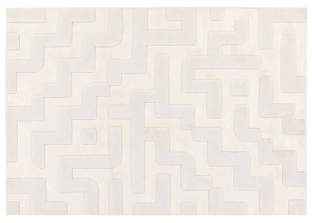 Petros Area Rug - Sand/White