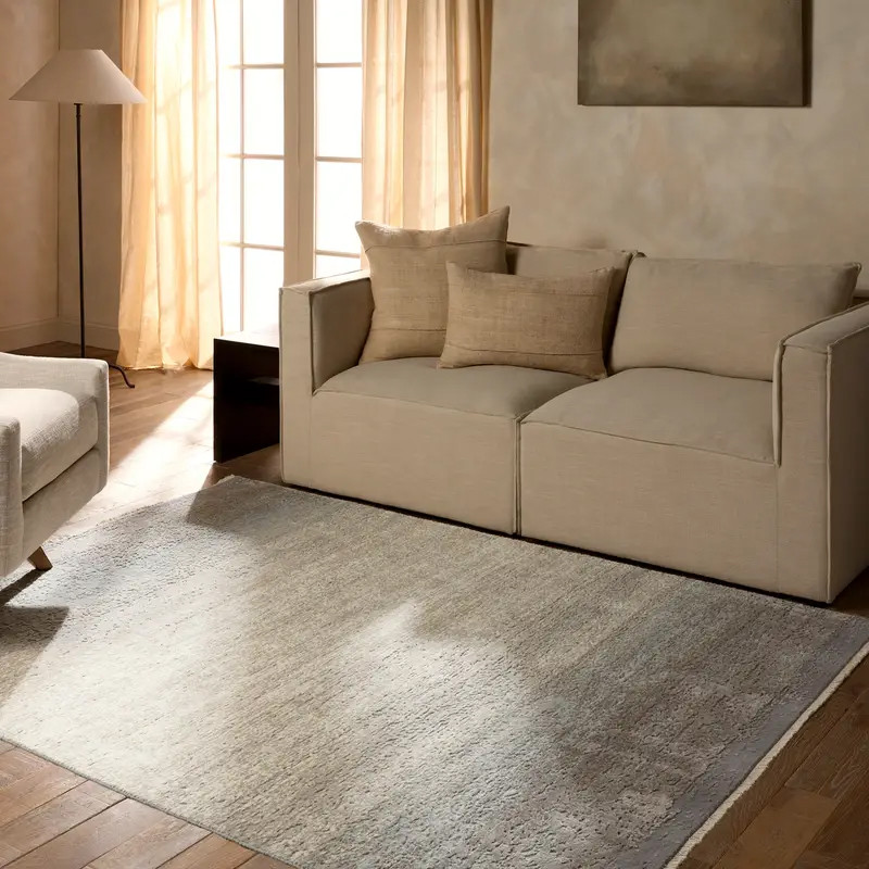 Delmara Area Rug - Greige/Fog - Cantoni