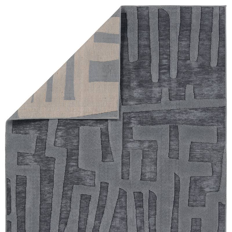 Petros Area Rug - Steel/Charcoal