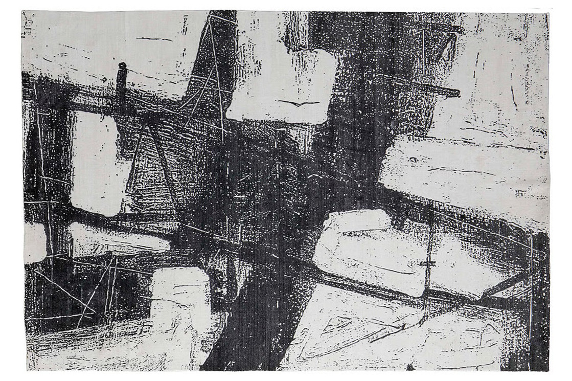 Coda Area Rug - Black/White (9' x 12')