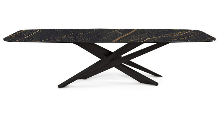 GRAPHITE EMBOSSED STEEL  ||GLOSSY PORTORO