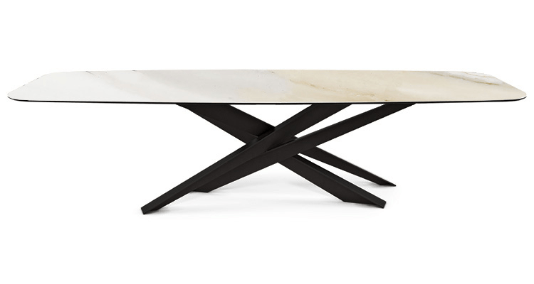 GRAPHITE EMBOSSED STEEL || MATTE GOLDEN CALACATTA