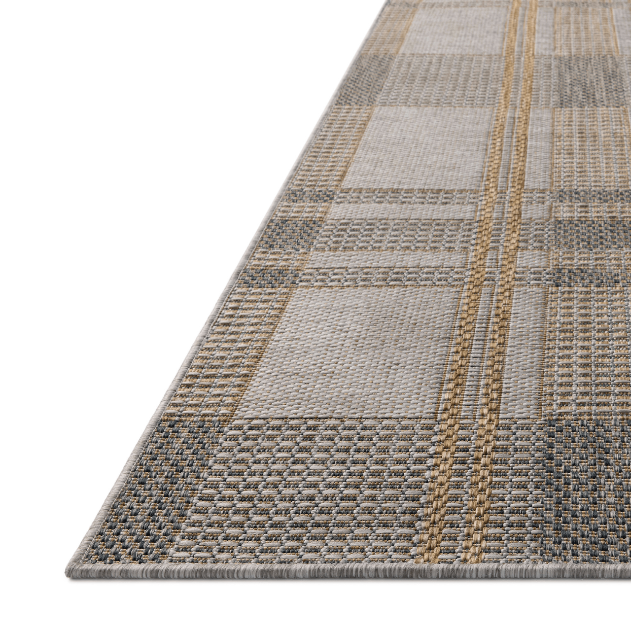 Birch Outdoor Area Rug - Bone/Gold (9'2" x 13')