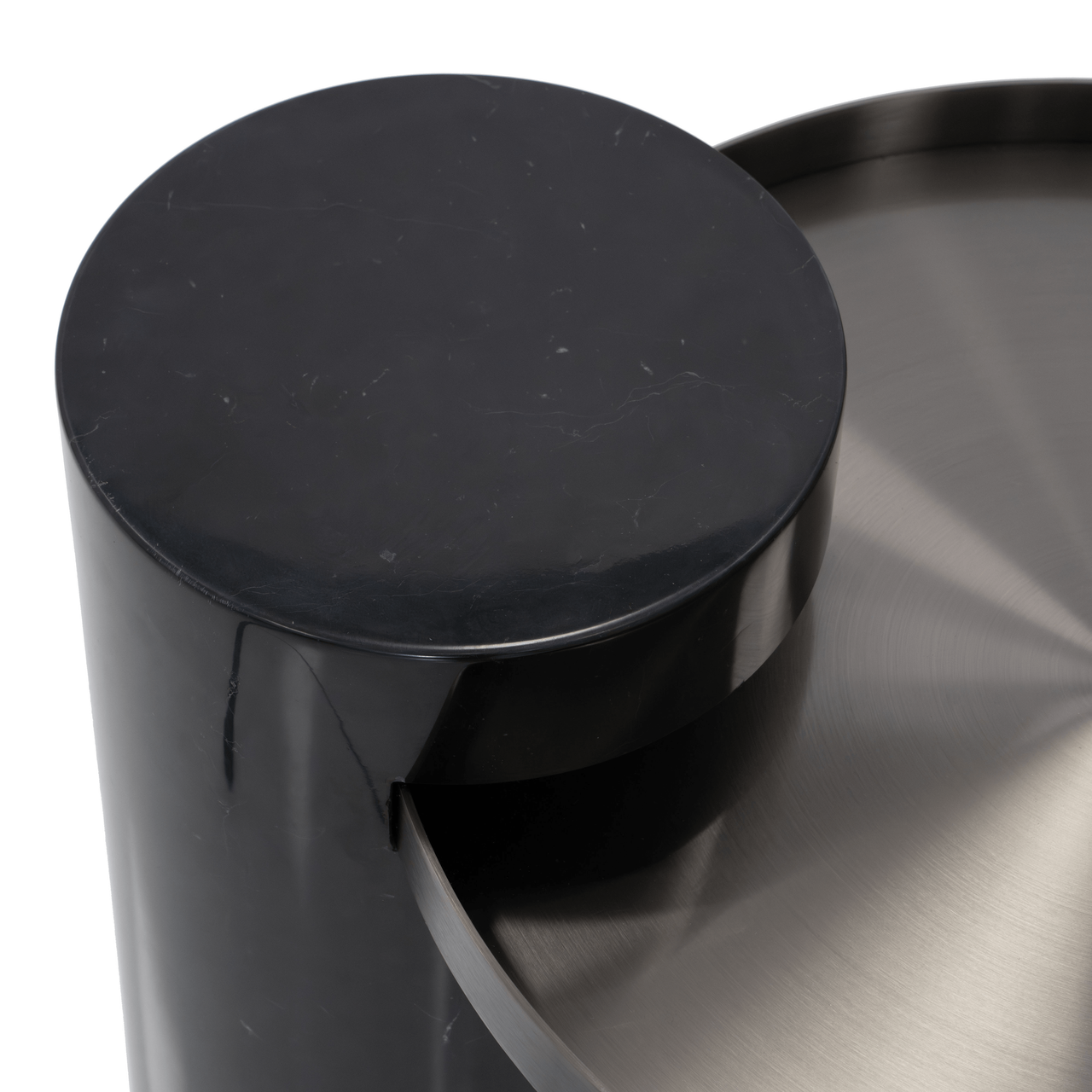 Colonna 2 High End Table - Black/Out
