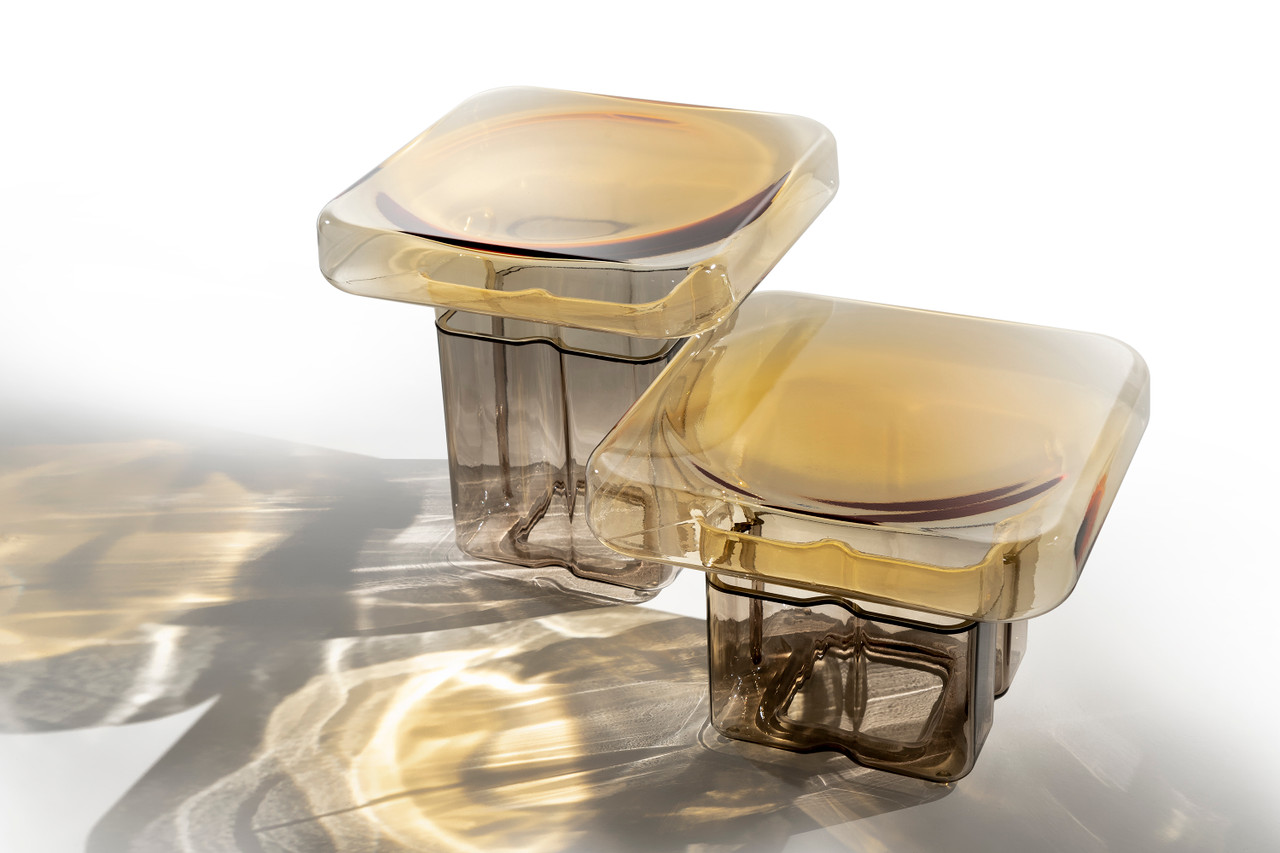 AMBER/TABACCO 18.5" H || AMBER/TABACCO 13.75" H