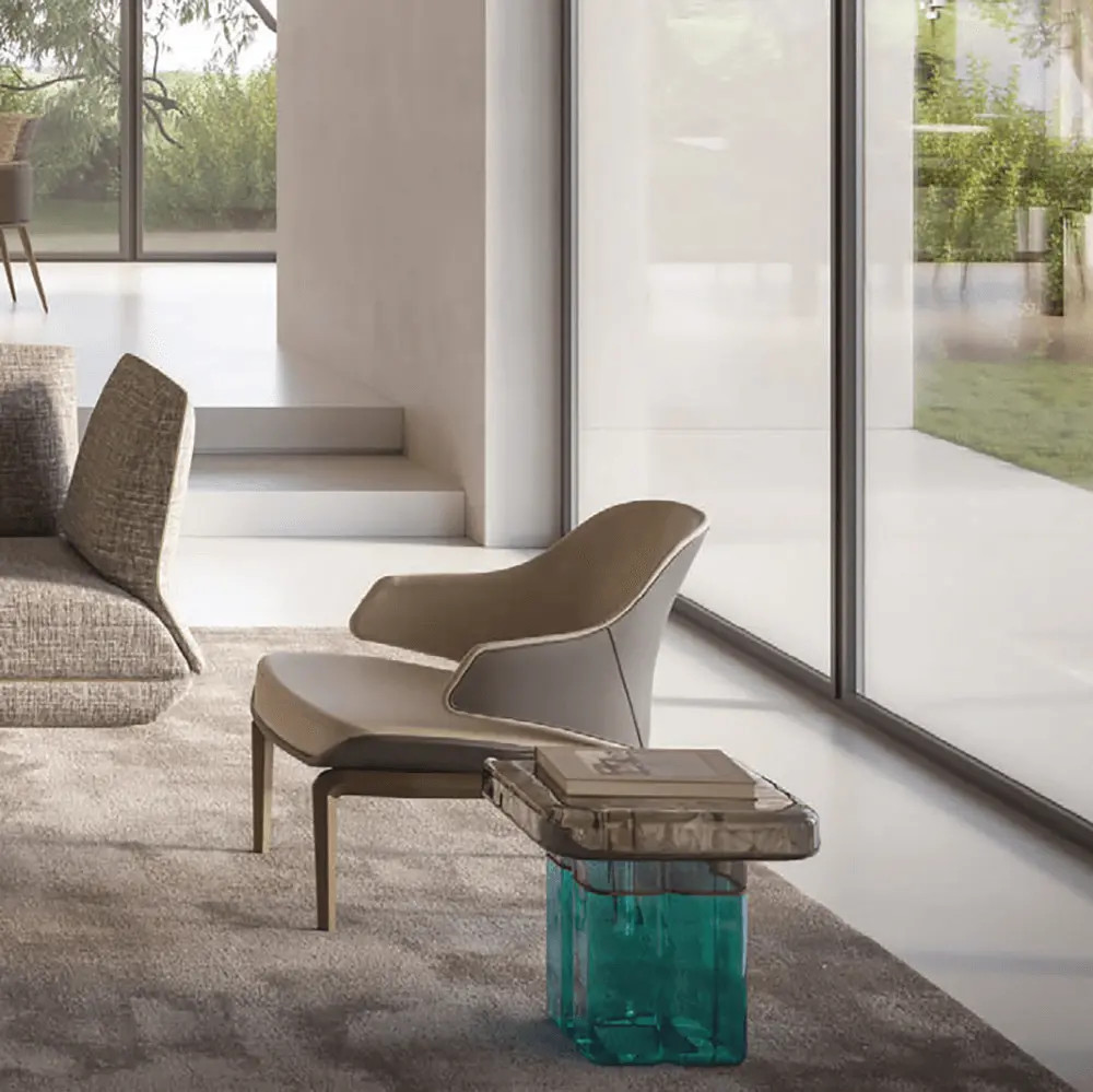 GREEN/TABACCO 18.5" H