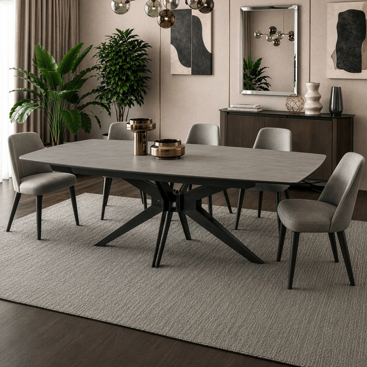 Hexagon Dining Table