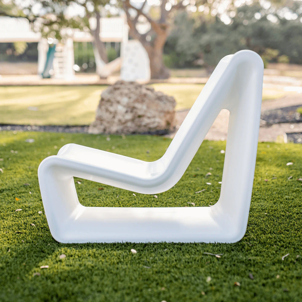 Loop Lounge Chair - White