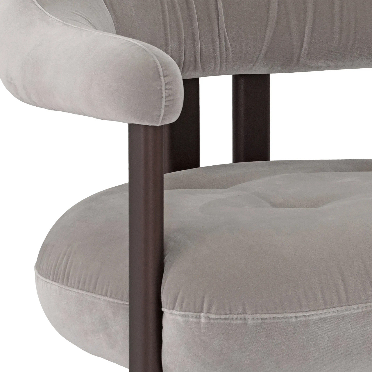 DOVE GREY FABRIC - Shown here in the Dove Grey fabric option