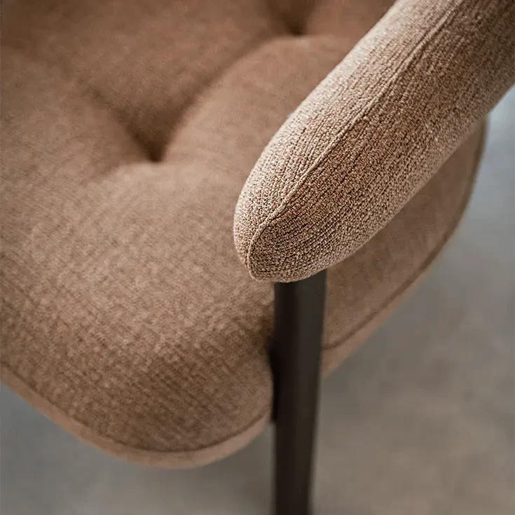 MOCHA FABRIC - Shown here in the Mocha woven fabric option